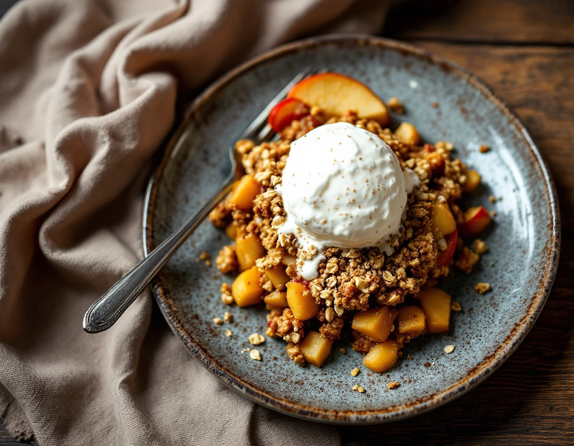 Apple and Pumpkin Ginger Crisp