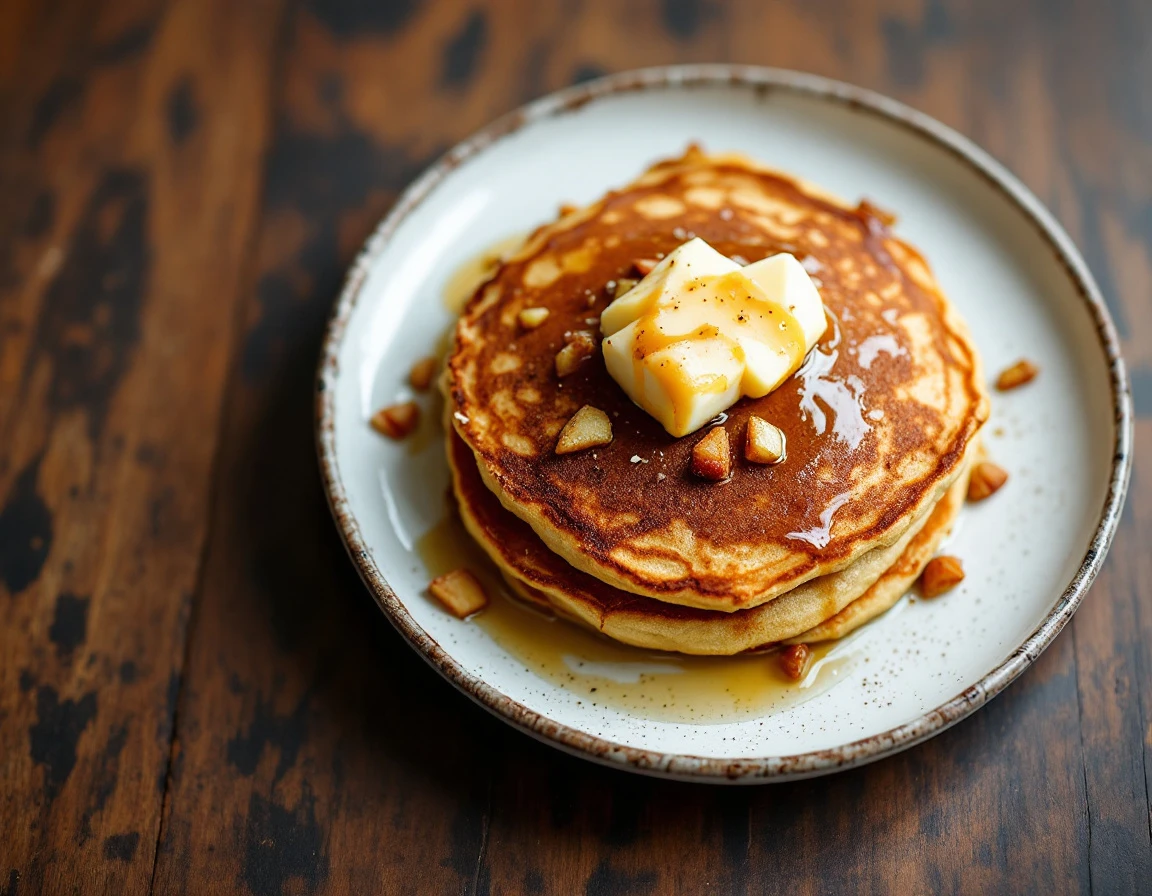 Apple Pancakes with Cinnamon Butter