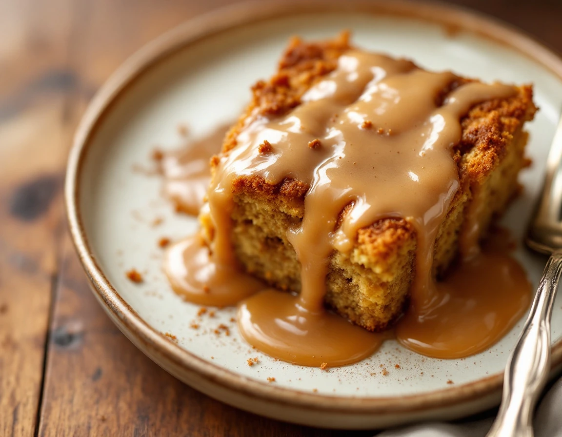 Apple Spice Cake With Brown Sugar Glaze