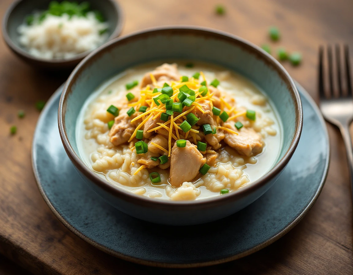 Arroz Caldo (Chicken Rice Porridge)
