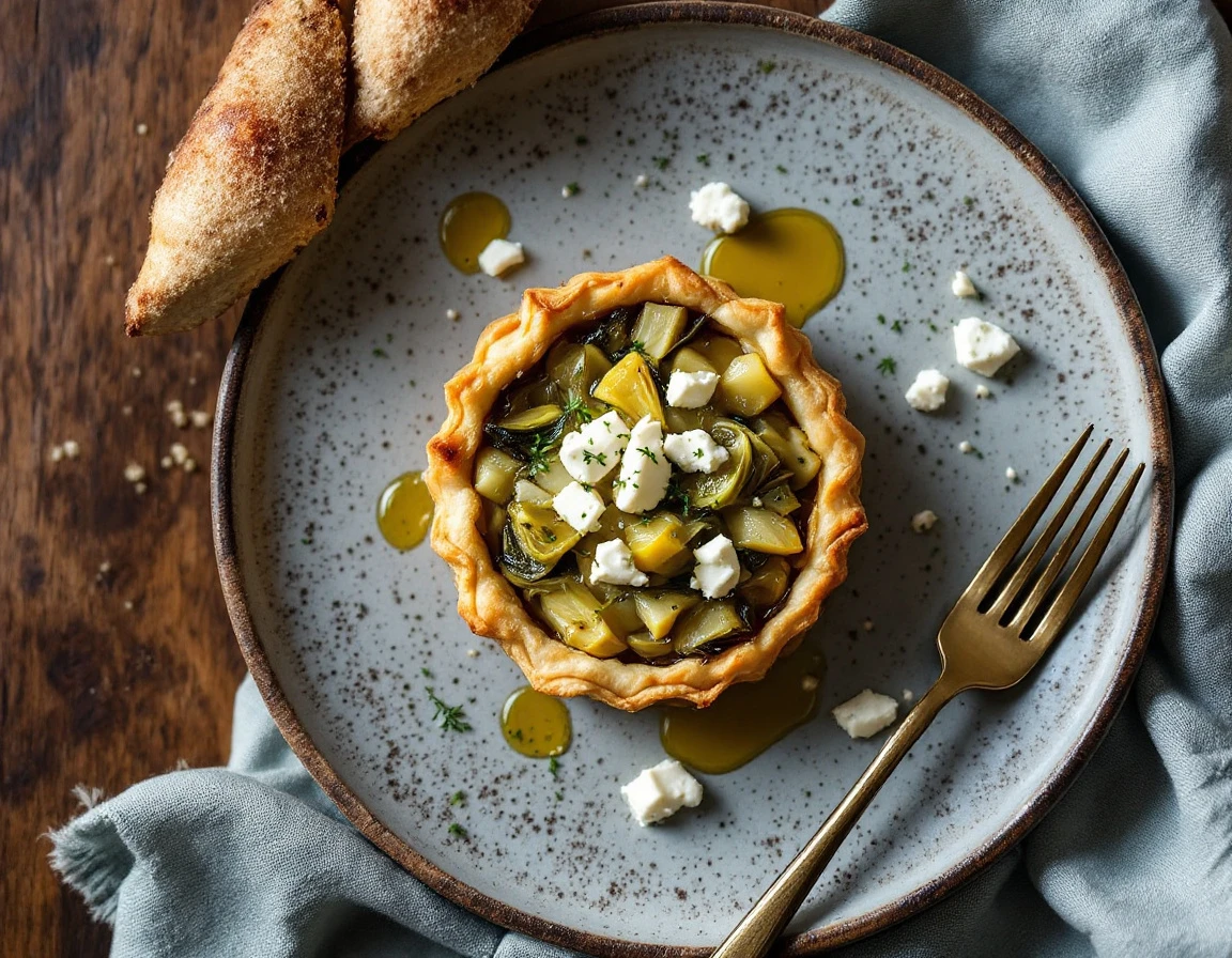Artichoke and Feta Tarts