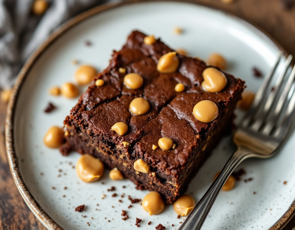 Avocado Peanut Butter Brownies