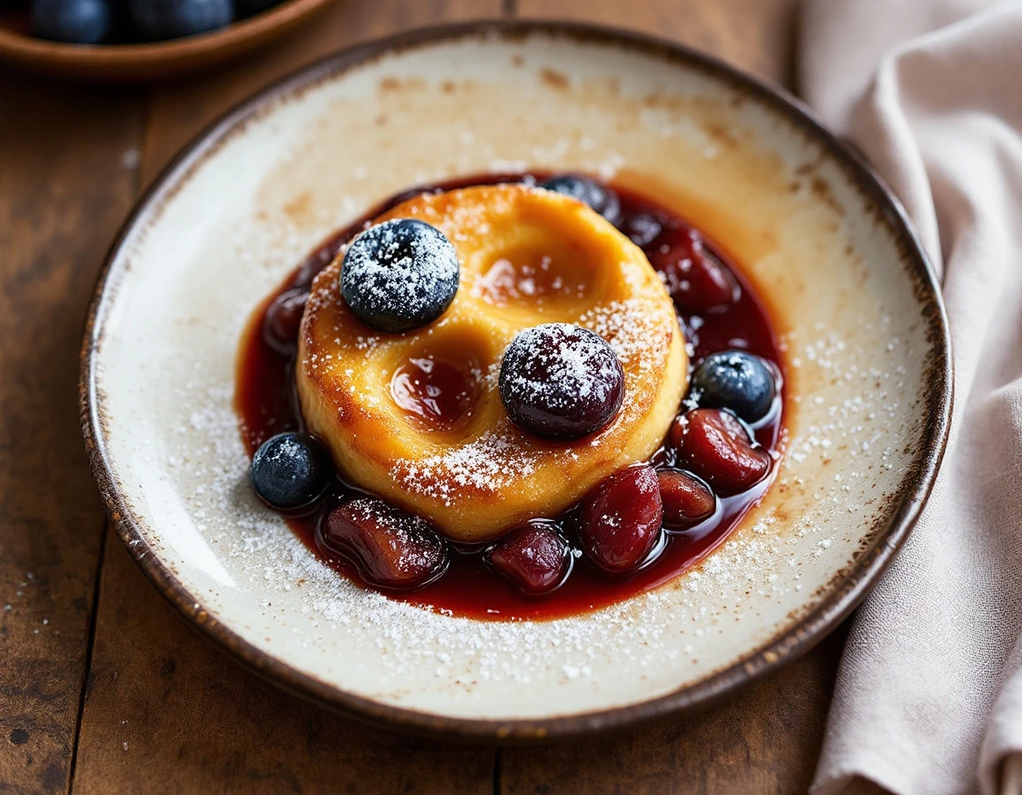 Baked Plum Pudding