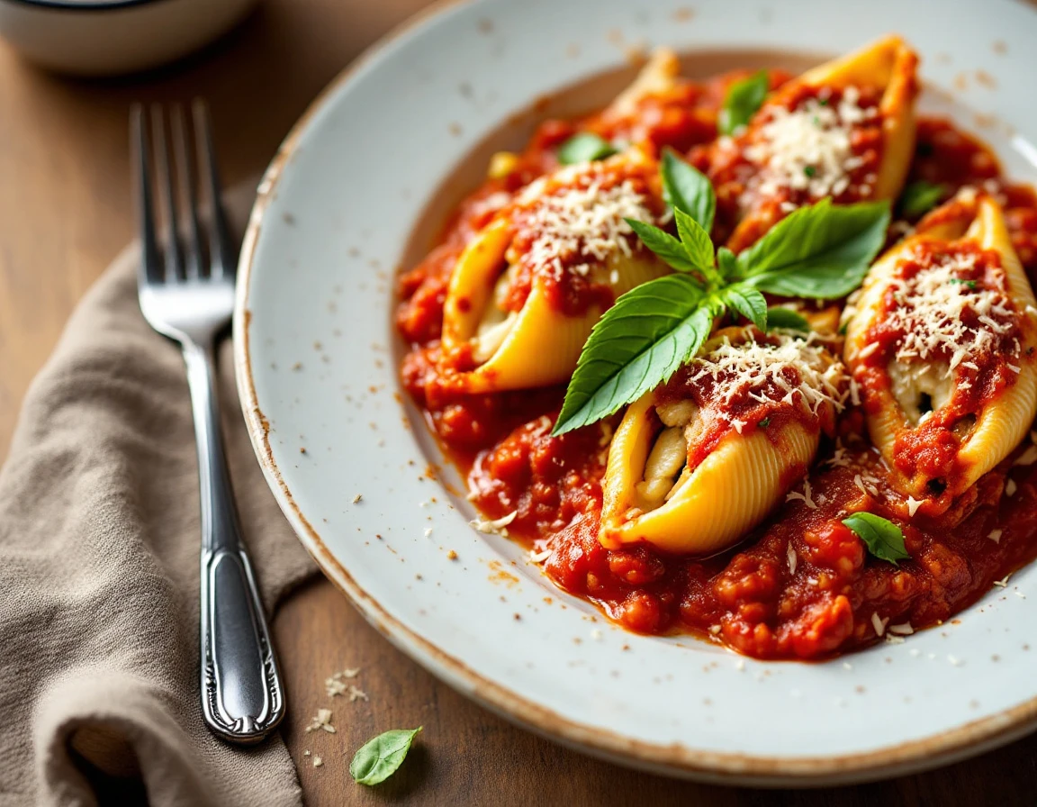 Baked Stuffed Shells (Conchiglie Ripiene al Forno)