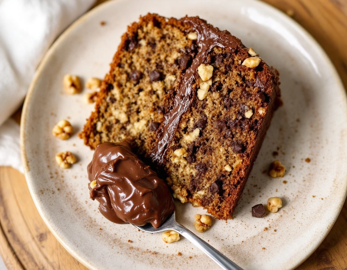 Banana Chocolate Walnut Cake