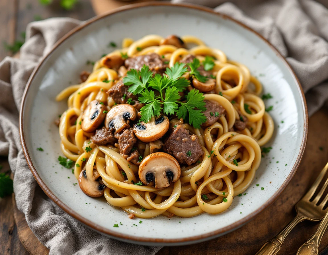 Beef Stroganoff
