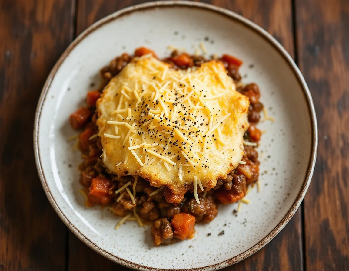 Bison and Red Wine Shepherd's Pie