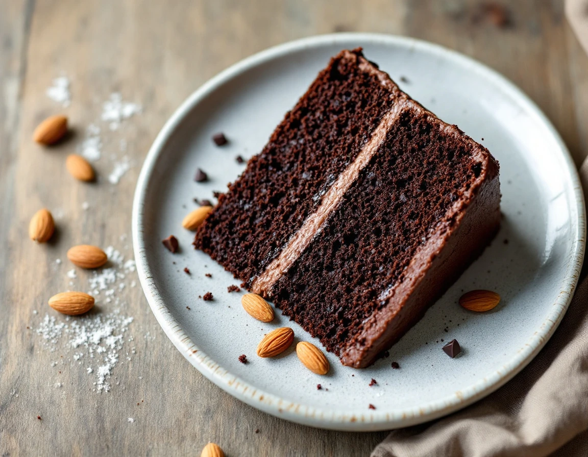 Bittersweet Chocolate Irish Whiskey Cake