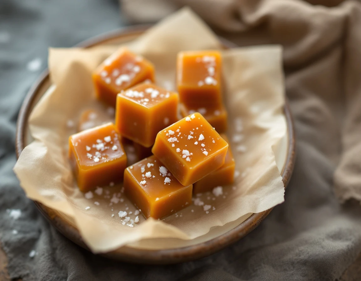 Bourbon-Sea Salt Caramels