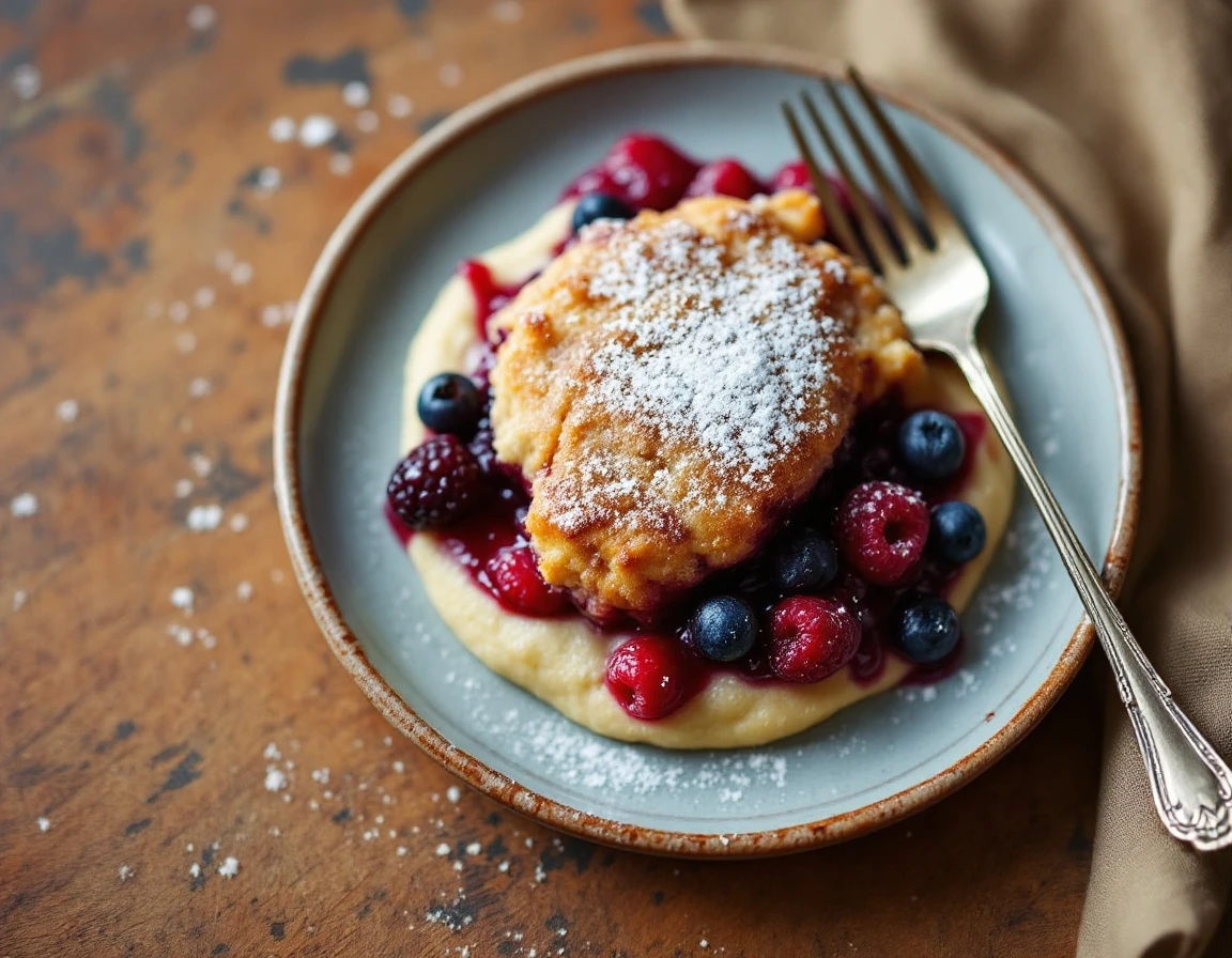 Brown Sugar Berry Cobbler
