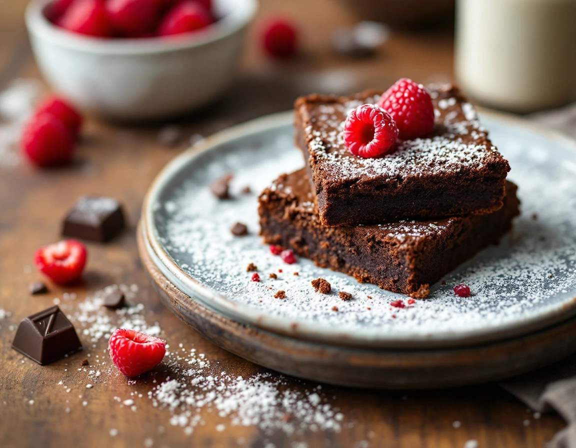 Chocolate Raspberry Brownies