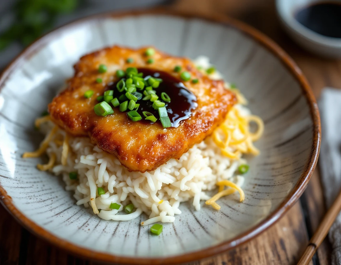Katsudon (Pork Cutlet Rice Bowl)