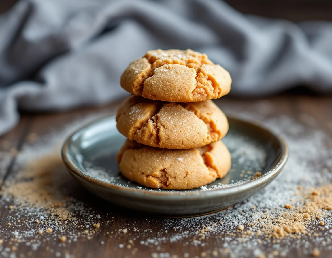 3-Ingredient Peanut Butter Cookies